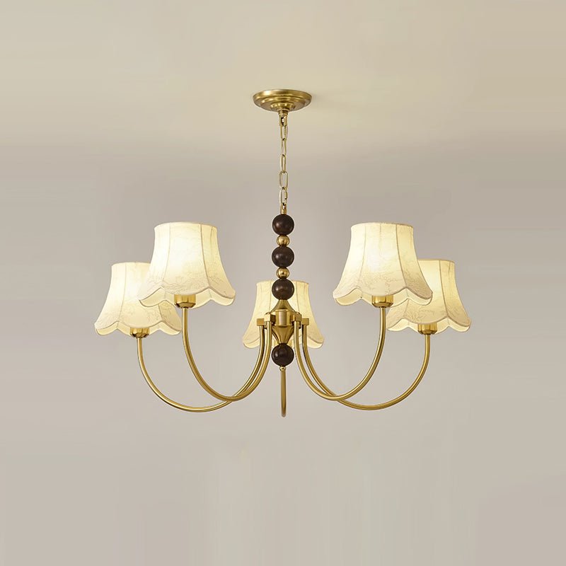 Orchid Fabric Chandelier Chandelier