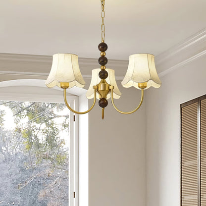 Orchid Fabric Chandelier Chandelier