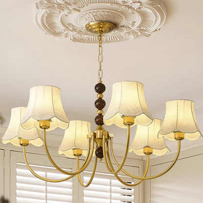 Orchid Fabric Chandelier Chandelier