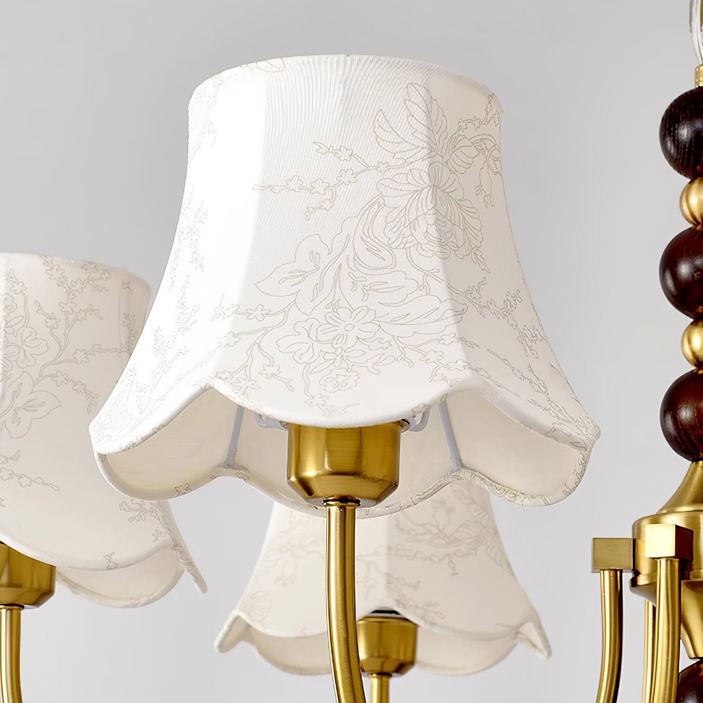 Orchid Fabric Chandelier Chandelier