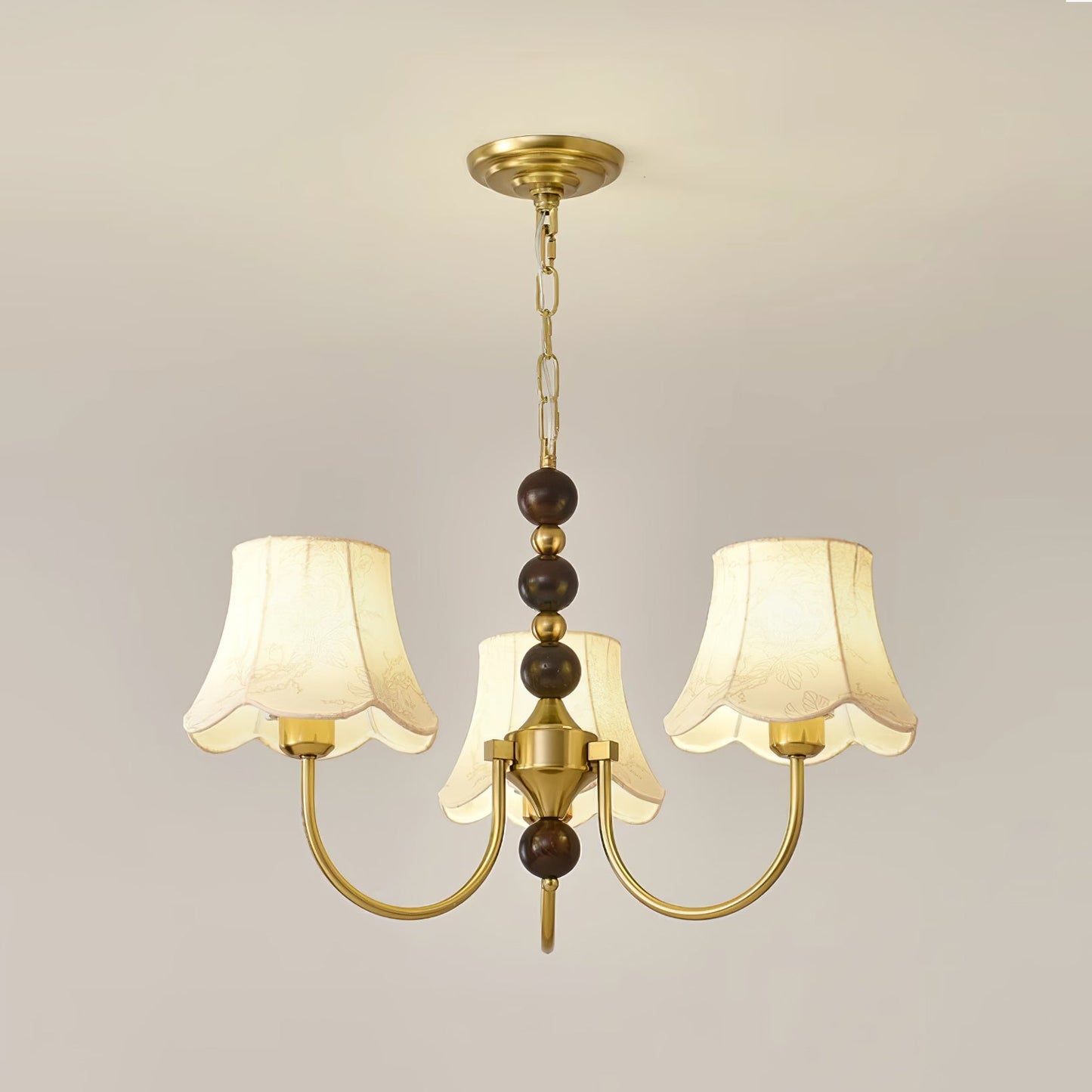 Orchid Fabric Chandelier Chandelier