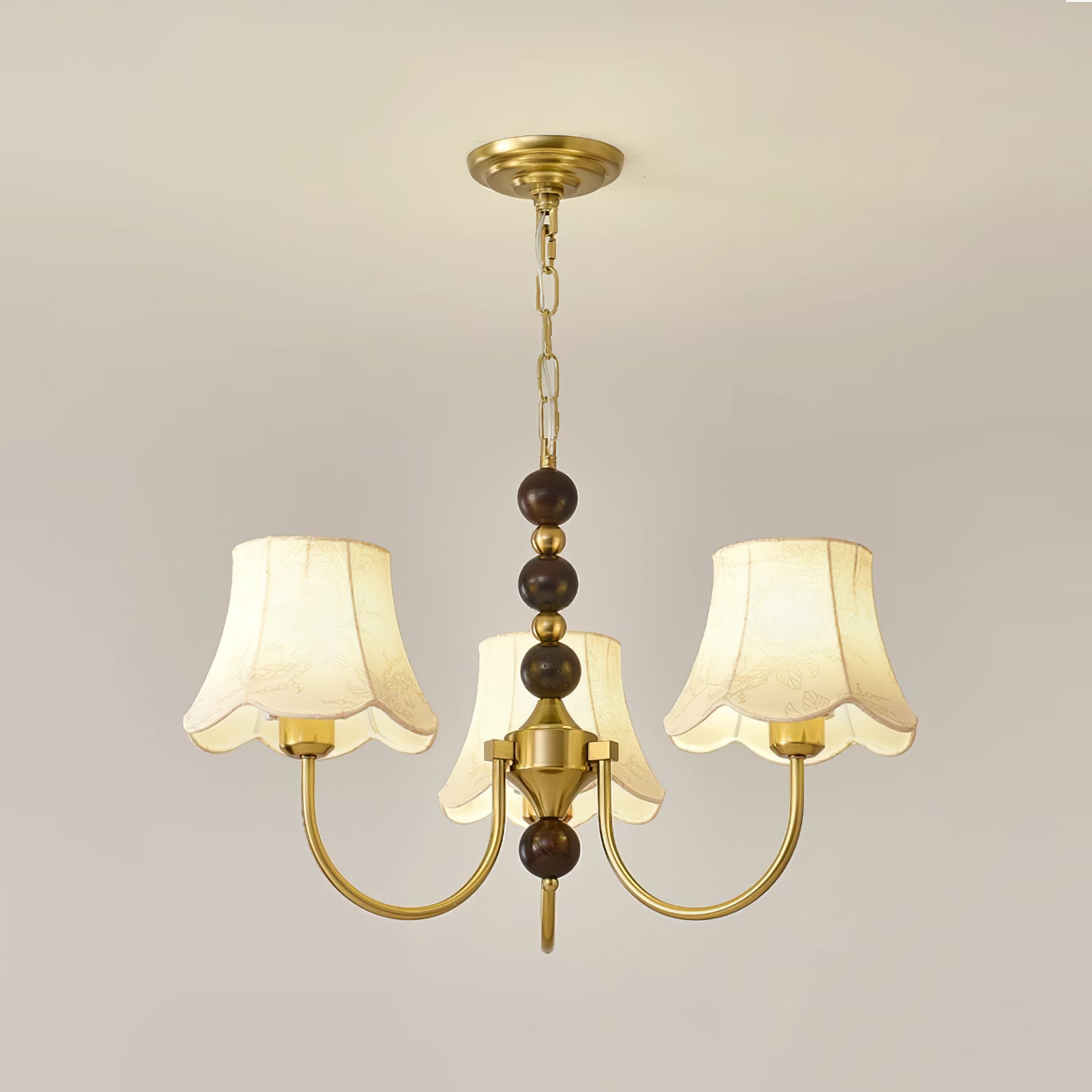 Orchid Fabric Chandelier Chandelier