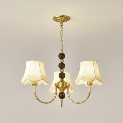 Orchid Fabric Chandelier Chandelier