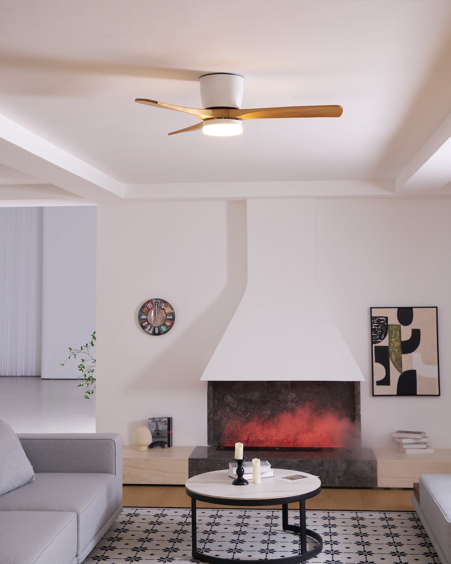 Nordic Wooden 42’’/48’’/52’’ Ceiling Fan Light 1001 Ceiling fan light