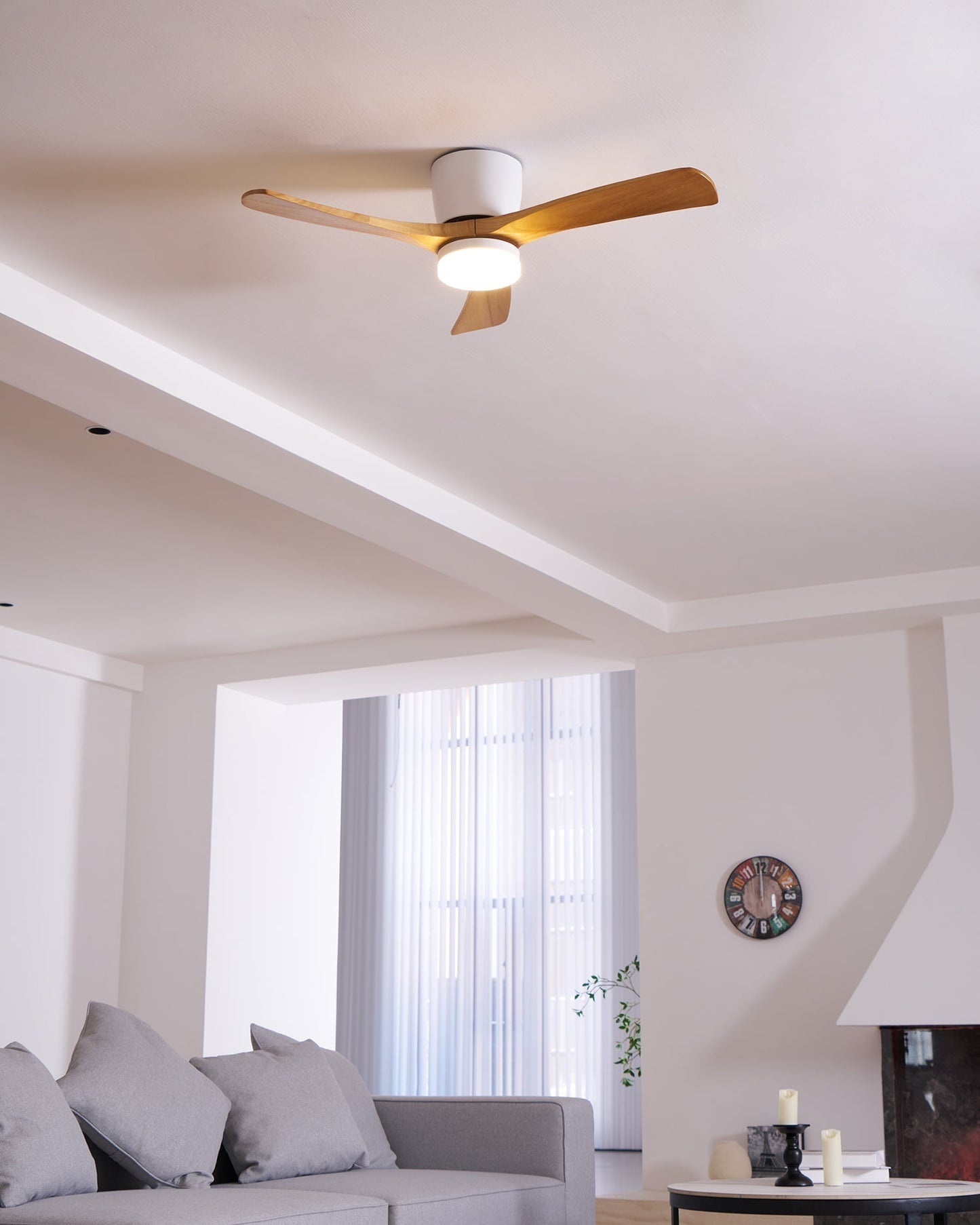 Nordic Wooden 42’’/48’’/52’’ Ceiling Fan Light 1001 Ceiling fan light