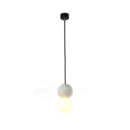 Origo Pendant Lamp ? 3.9″ x H 9.8″ / Dia 10cm x H 25cm / Grey & White Pendant light