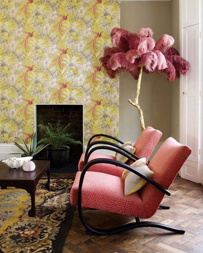 Ostrich Feather Brass Floor Lamp Floor lamp