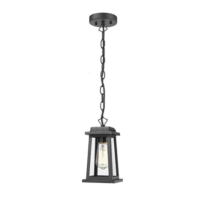 Outdoor Lantern Pendant Lamp Dia 5.1″ x H 9.1″ / Dia 13cm x H 23cm / Black Pendant light