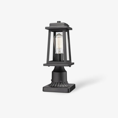Outdoor Lantern Post Lights Dia 5.1″ x H 14.2″ / Dia 13cm x H 36cm / Black Floor lamp