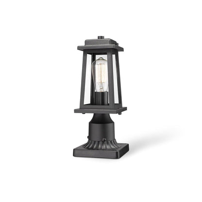 Outdoor Lantern Post Lights Dia 5.1″ x H 14.2″ / Dia 13cm x H 36cm / Black Floor lamp
