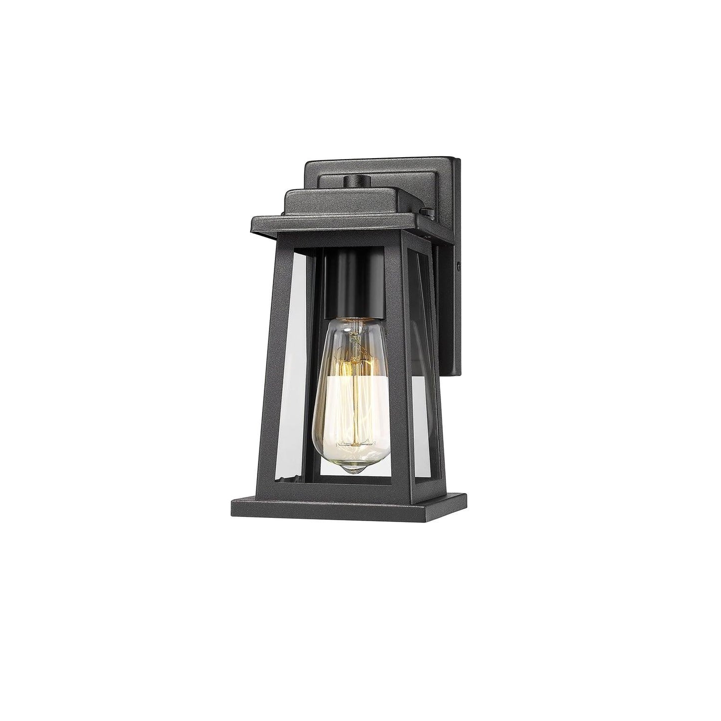 Outdoor Lantern Wall Lamp Dia 5.1″ x H 11″ / Dia 13cm x H 28cm / Black Wall lamp
