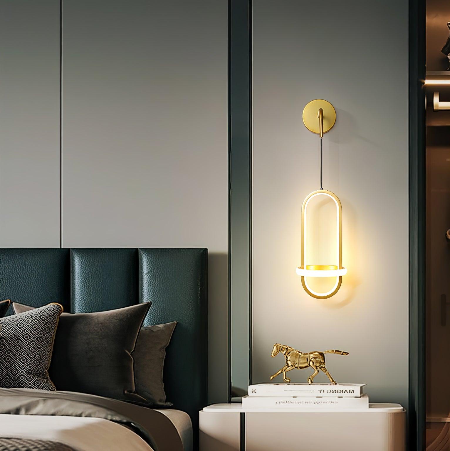 Oval Brass Wall Light Wall lamp