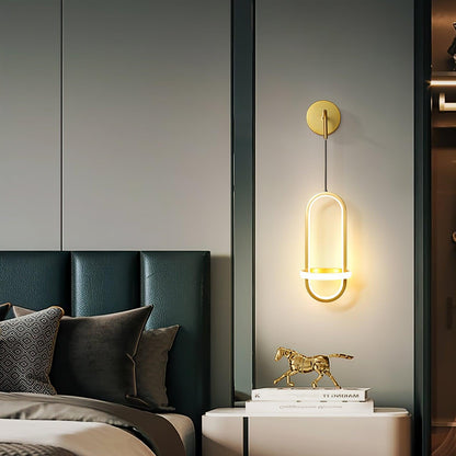 Oval Brass Wall Light Wall lamp