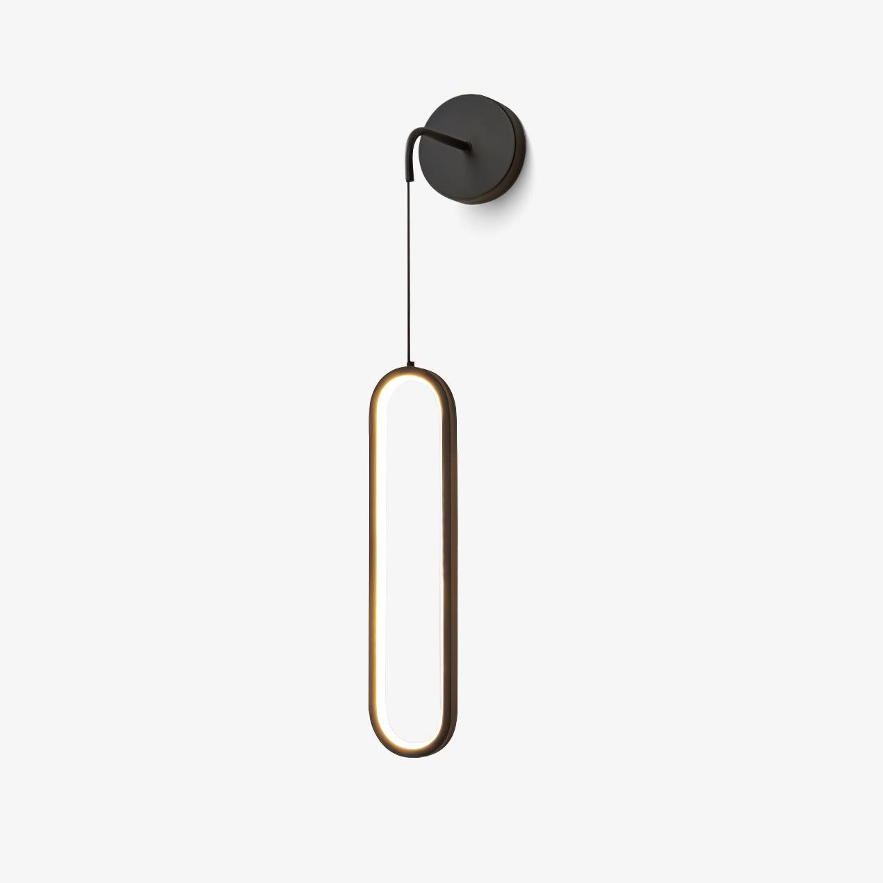 Oval LED Brass Wall Lamp Wall lamp