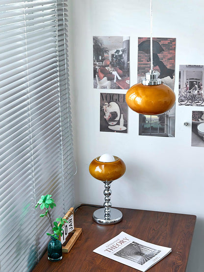 Oval Persimmon Table Light Table lamp