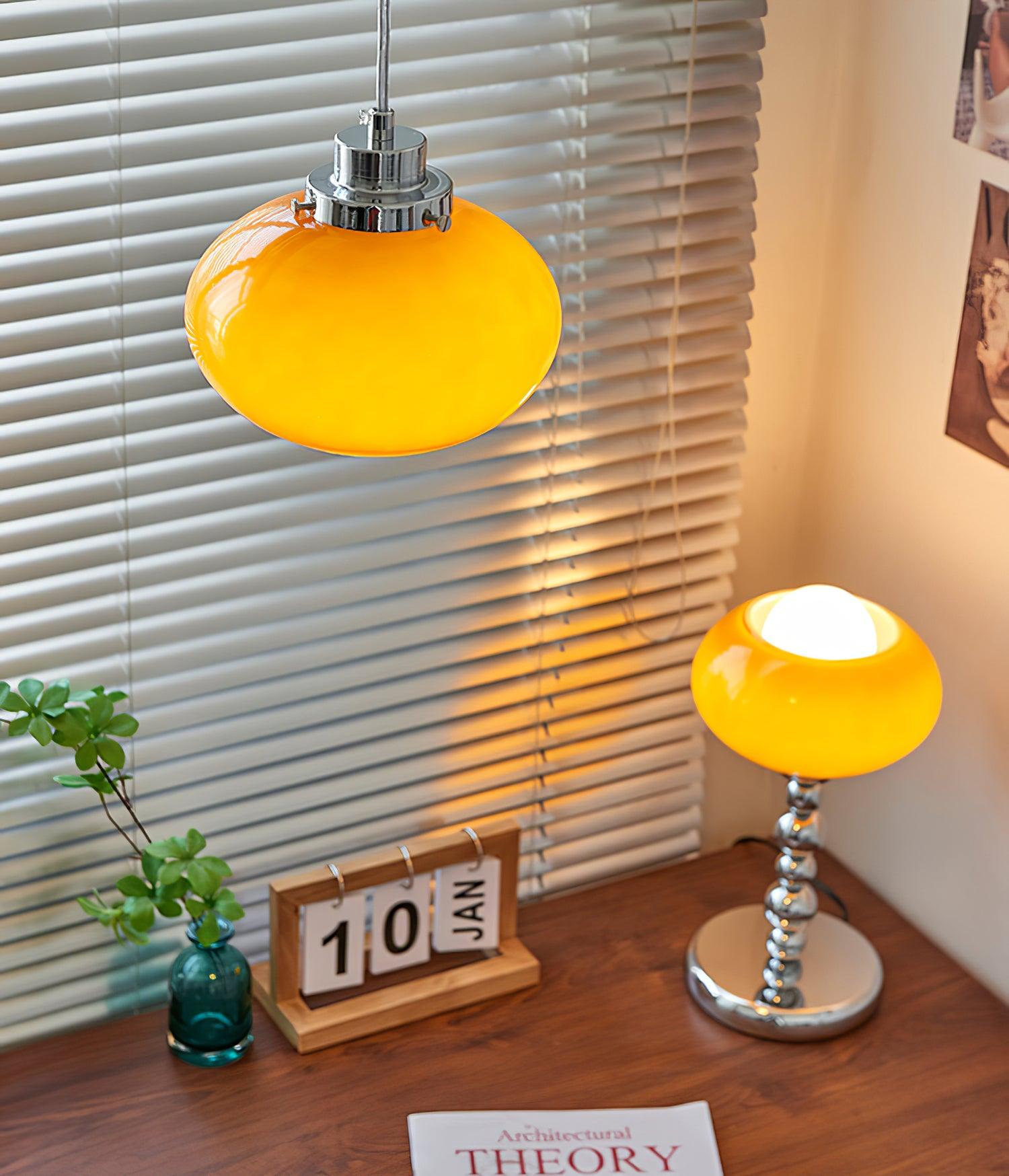 Oval Persimmon Table Light Table lamp