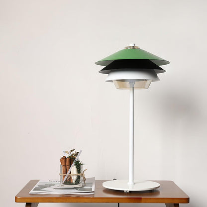 Overlay Table Lamp Dia 10.6″ x H 21.2″ / Dia 27m x H 54cm / Green / US Plug Table lamp