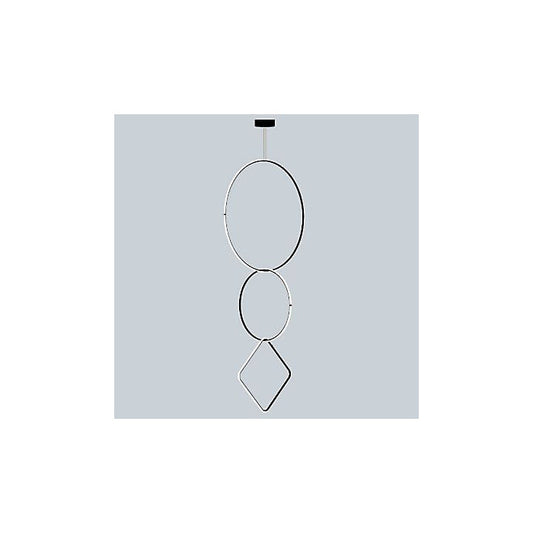 Arrangements Round Large Round Medium Square Large Three Element Pendant