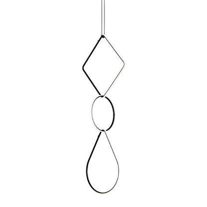 Arrangements Square Large Three Element Pendant