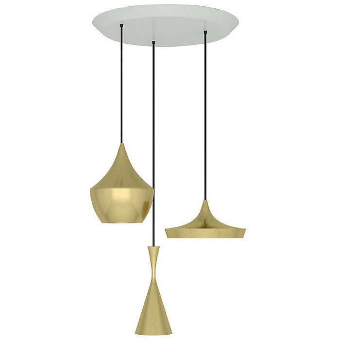 Beat Trio Round Multi-Light LED Pendant