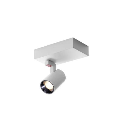 POG Double Linear Spotlight 1 head: L 6.3″ x W 3.5″ x H 5.3″ / L 16cm x W 9cm x H 13.5cm / White / Warm Light Ceiling