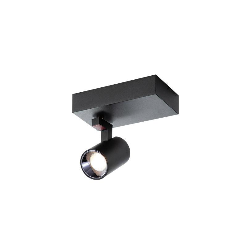 POG Double Linear Spotlight 1 head: L 6.3″ x W 3.5″ x H 5.3″ / L 16cm x W 9cm x H 13.5cm / Black / Warm Light Ceiling