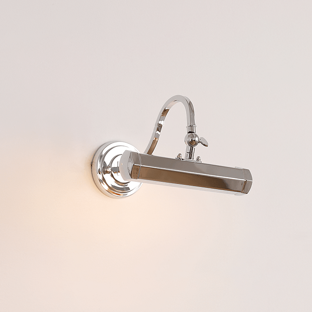 Pacific Wall Lamp ? 9.8″ x H 5.9″ / Dia 25cm x H 15cm / Chrome Wall lamp
