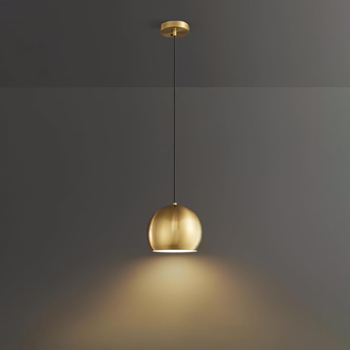 Palla Brass Pendant Lamp Model A ? 7.1″ x H 5.9″ / Dia 18cm x H 15cm / Brass Pendant light