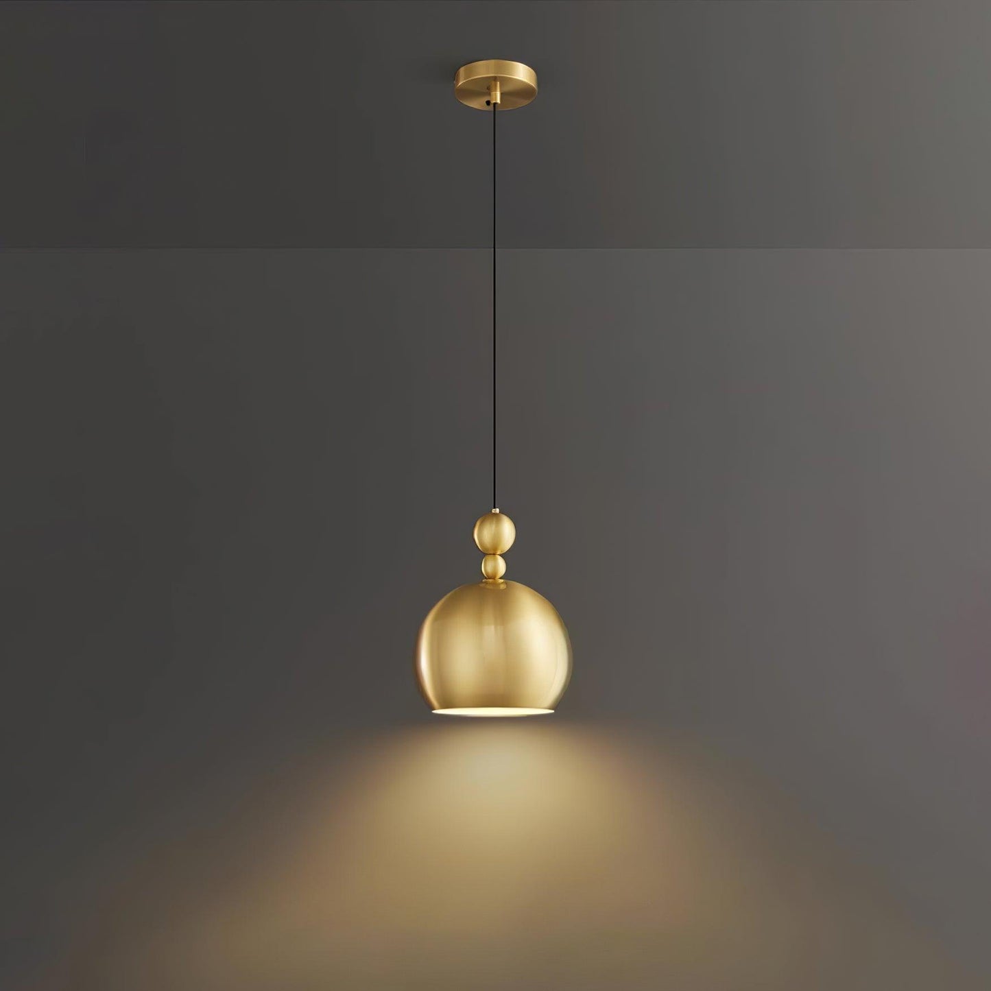 Palla Brass Pendant Lamp Model B ? 7.1″ x H 9.1″ / Dia 18cm x H 23cm / Brass Pendant light
