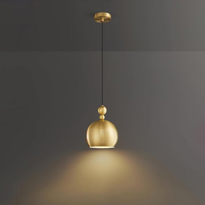 Palla Brass Pendant Lamp Model B ? 7.1″ x H 9.1″ / Dia 18cm x H 23cm / Brass Pendant light
