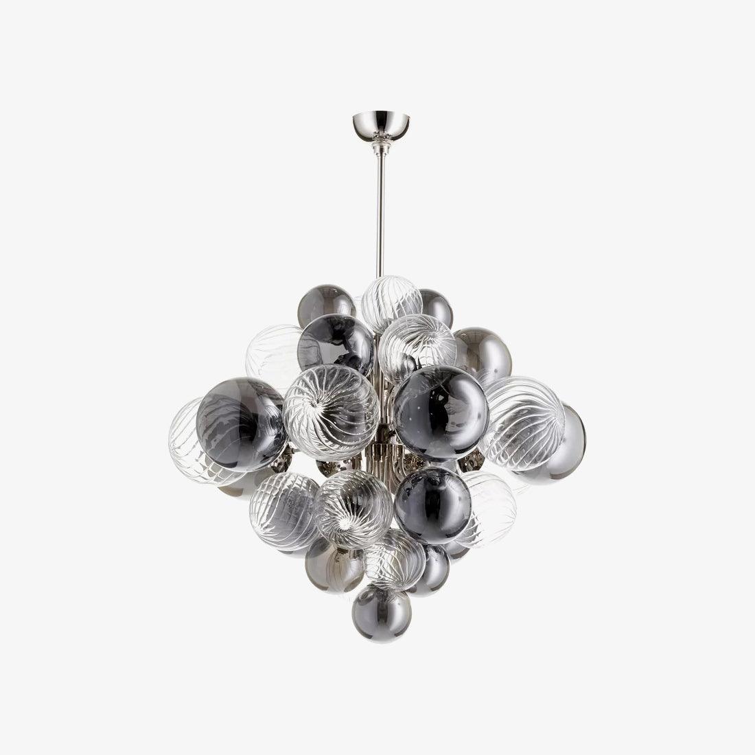 Pallocino Chandelier 18heads Dia 31.5″ x H 25.6″ / Dia 80cm x H 65cm / Chrome Chandelier