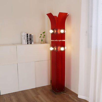 Palm Tree Floor Lamp Dia 17.7″ x H 66.9″ / Dia 45cm x H 170cm / Red / US Plug Floor lamp
