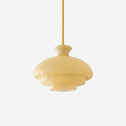 Paolina Glass Pendant Lamp Dia 15.7″ x H 11.8″ / Dia 40cm x H 30cm / Yellow Pendant light