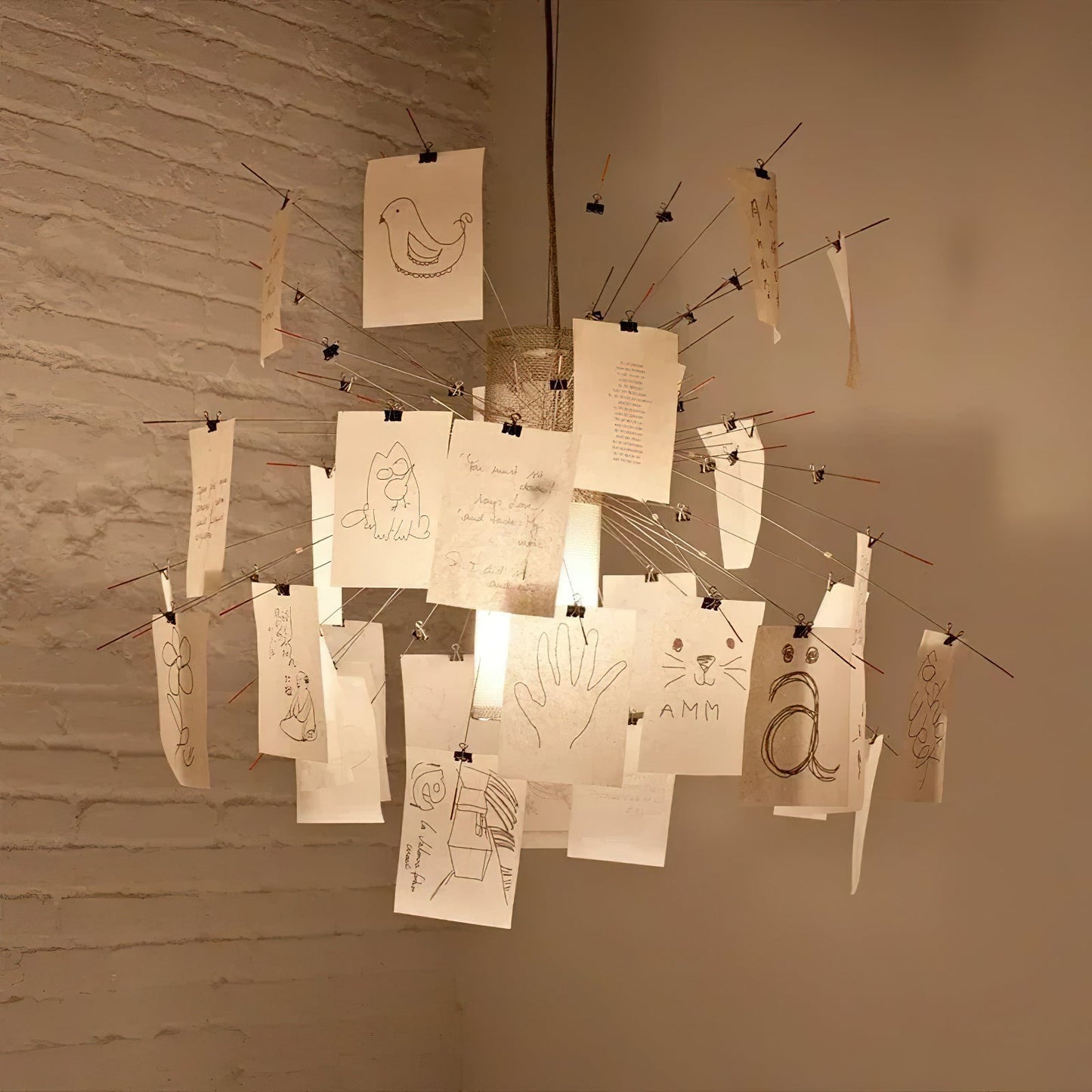 Paper Chandelier Chandelier