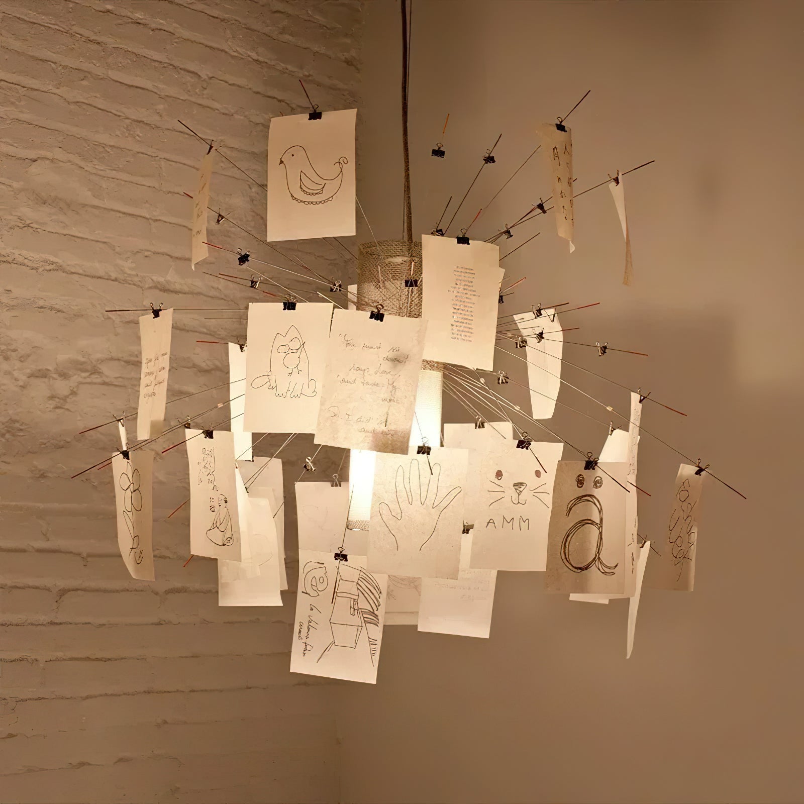 Paper Chandelier Chandelier