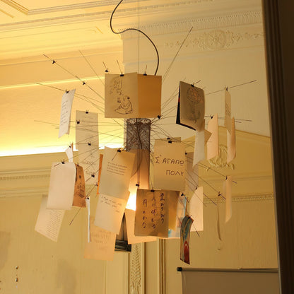Paper Chandelier Chandelier