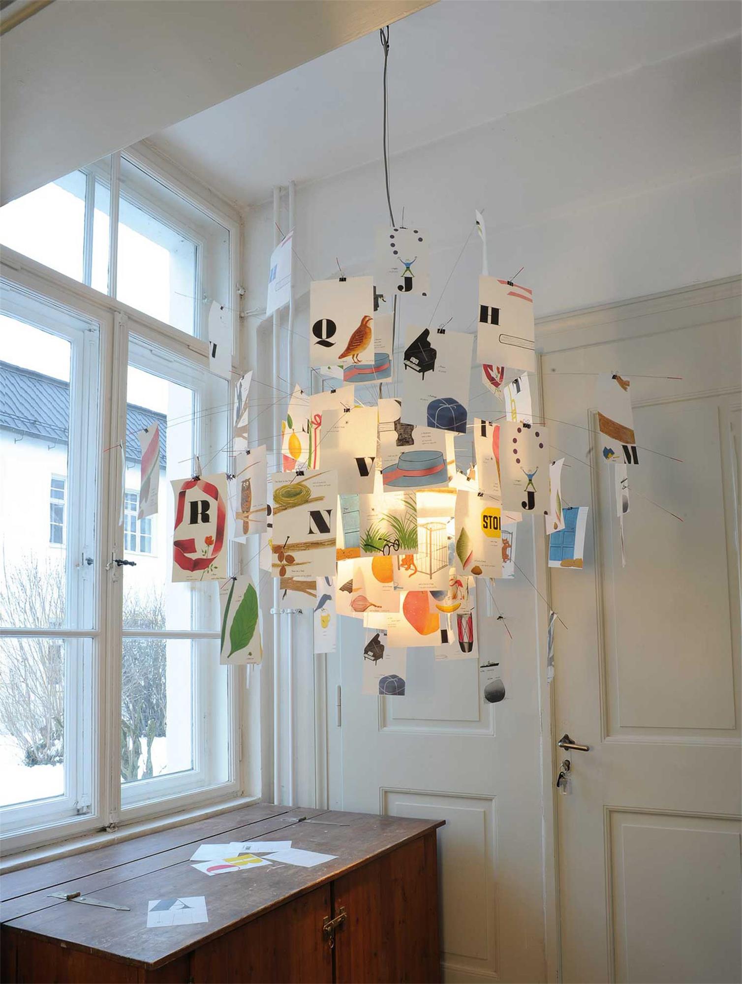Paper Chandelier Chandelier