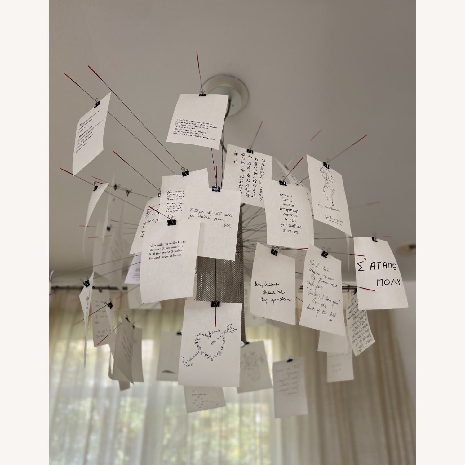 Paper Chandelier Chandelier