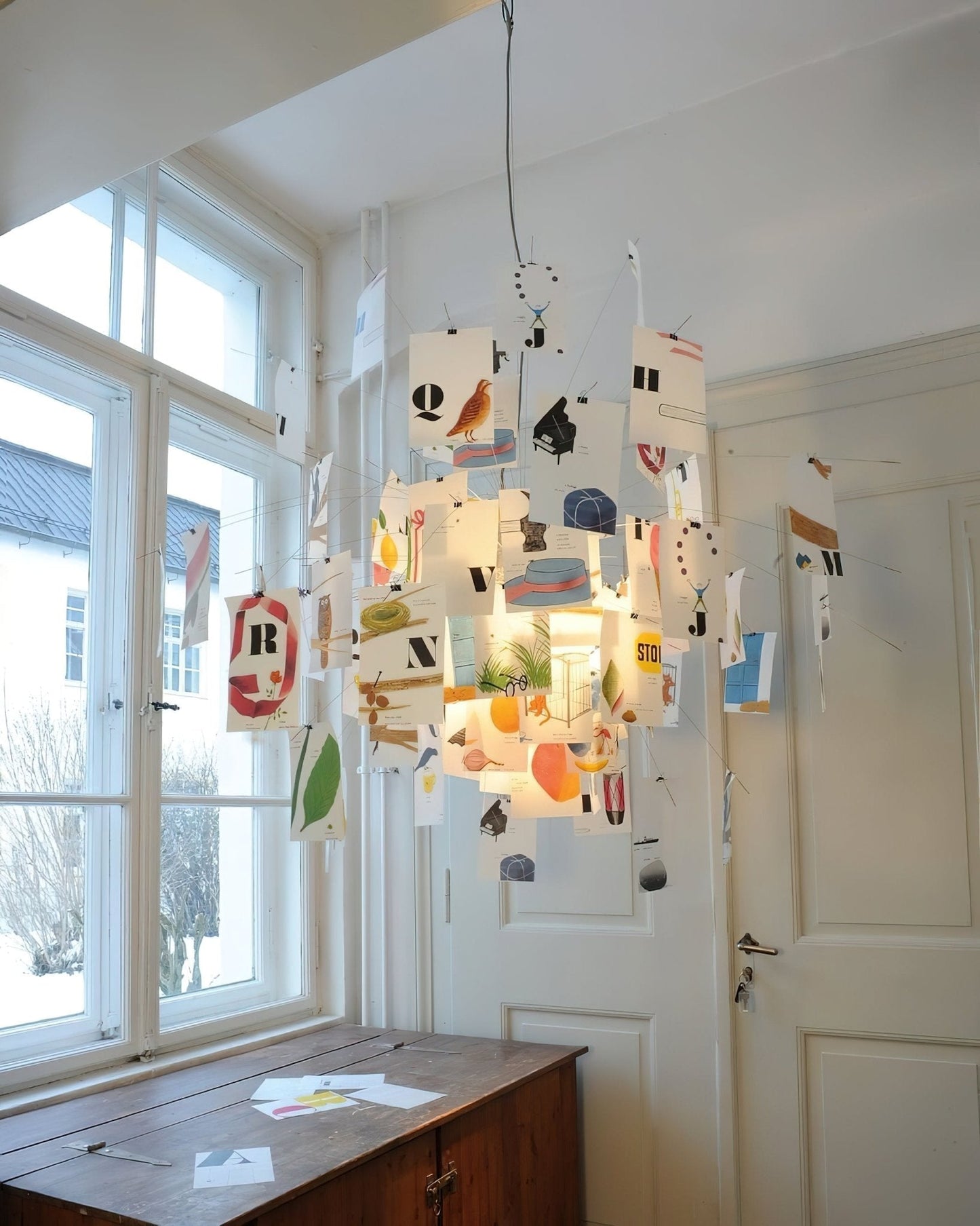 Paper Chandelier Chandelier