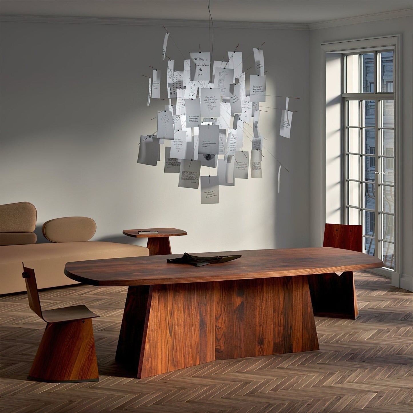 Paper Chandelier Chandelier