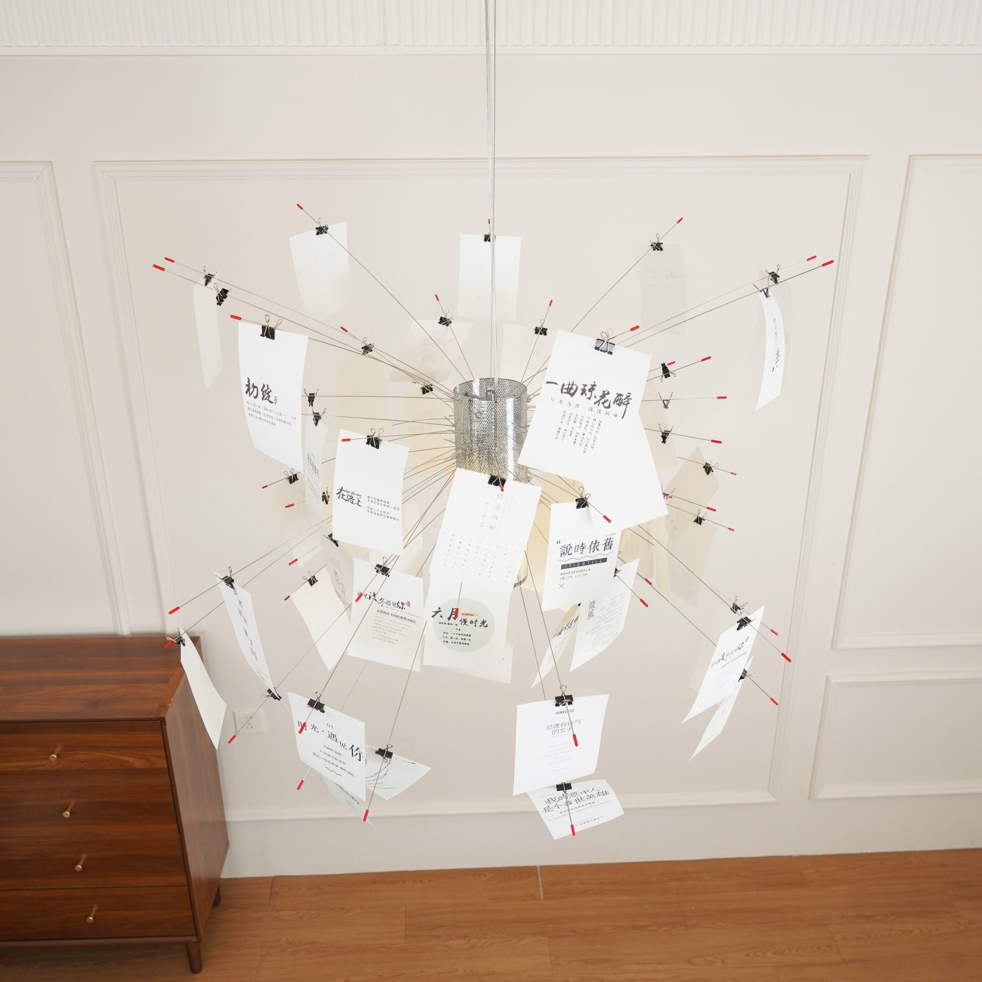 Paper Chandelier Chandelier