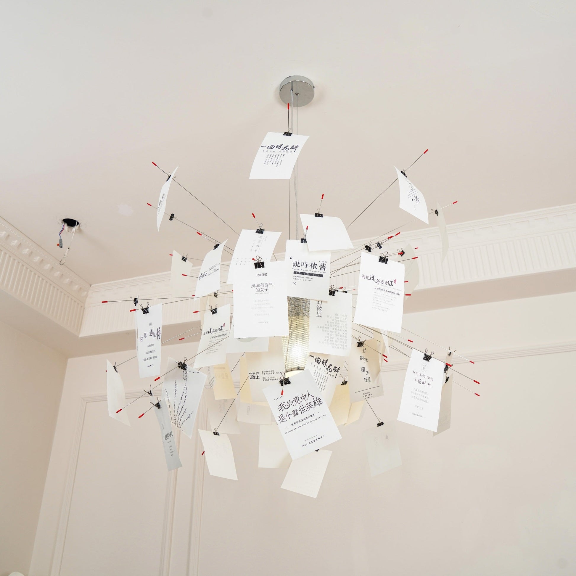 Paper Chandelier Chandelier