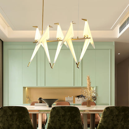 Paper Crane Bird LED Chandelier Chandelier