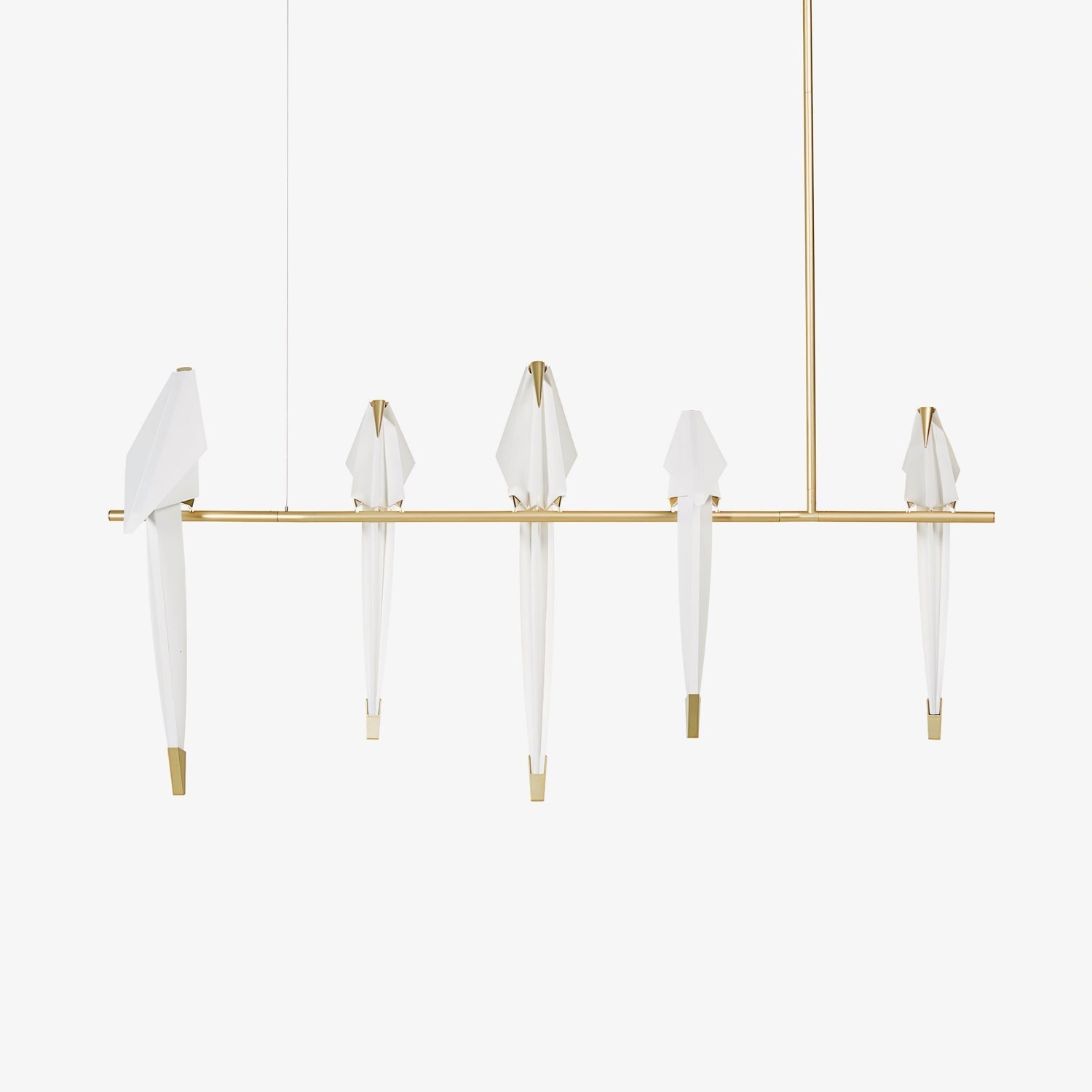 Paper Crane Bird LED Chandelier Chandelier