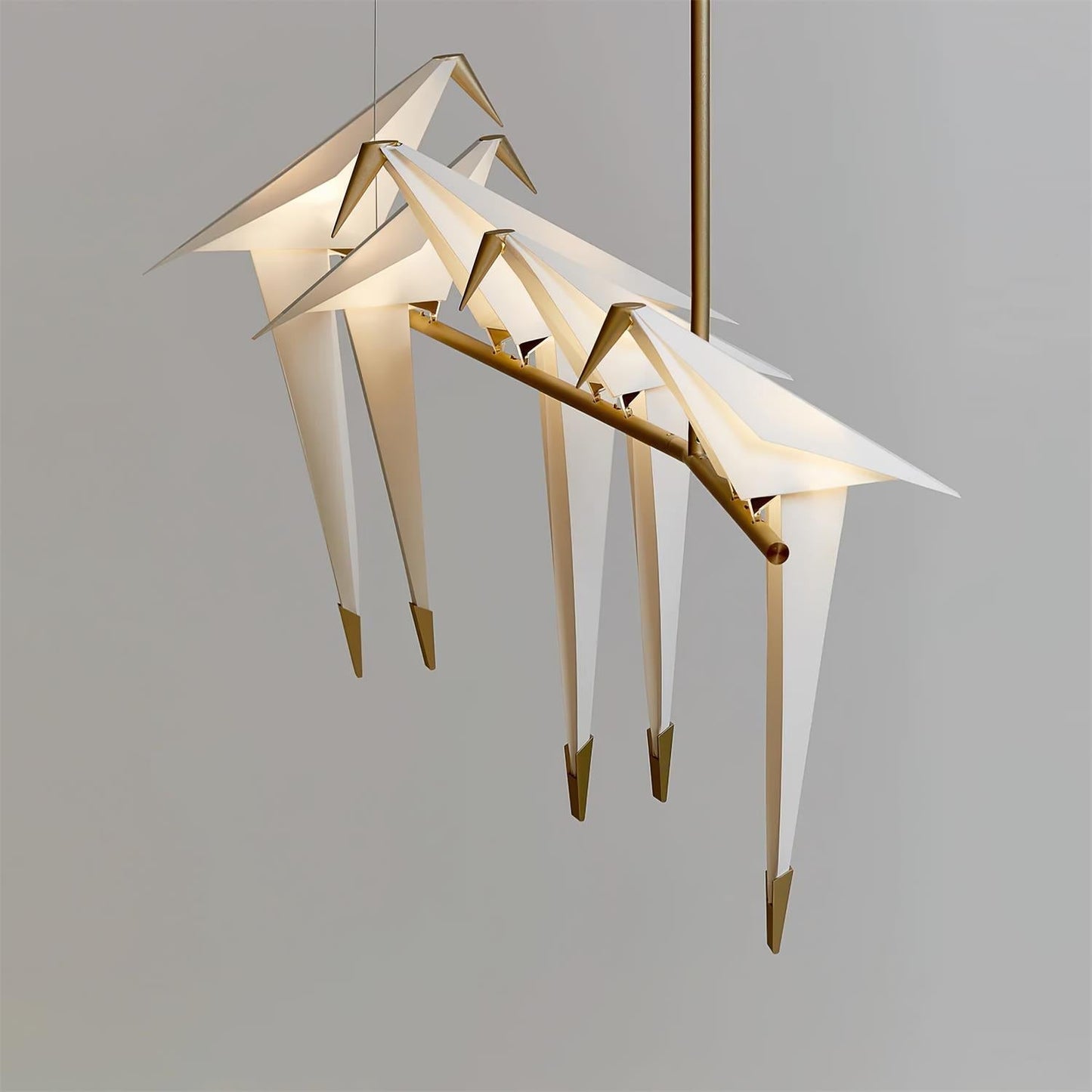 Paper Crane Bird LED Chandelier Chandelier