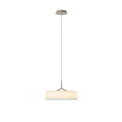 Dama Pendant Lamp Dia 17.7″ x H 10.6″ / Dia 45cm x H 27cm / Grey & White / Warm Light Pendant light