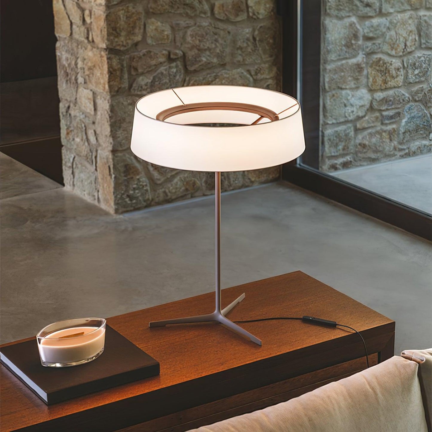 Paper Glow Circular Table Lamp Table lamp