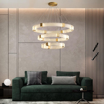 Parallel LED Chandelier Chandelier