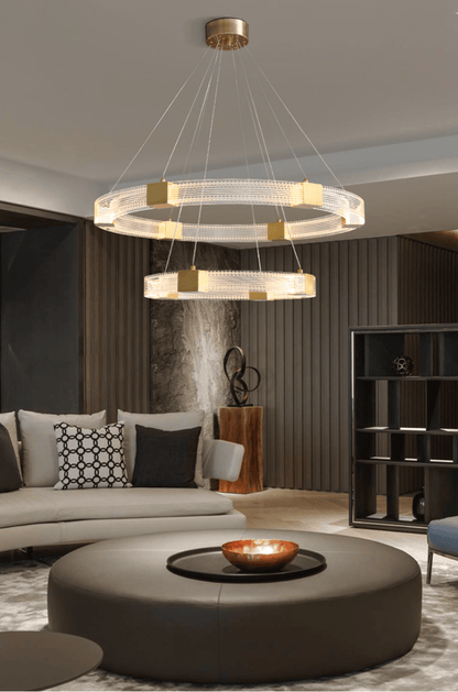 Parallel Ring LED Chandelier Chandelier