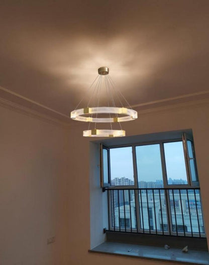 Parallel Ring LED Chandelier Chandelier